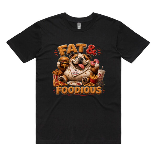 Fat & Foodious Bulldog Tee Thumbnail