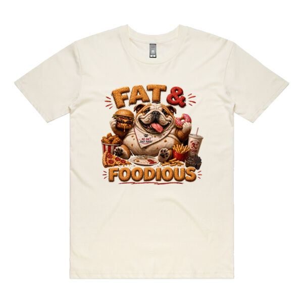 Fat & Foodious Bulldog Tee  Thumbnail