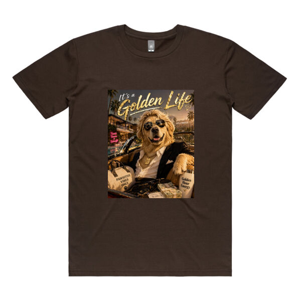 It's A Golden Life Golden Retriever Tee Thumbnail