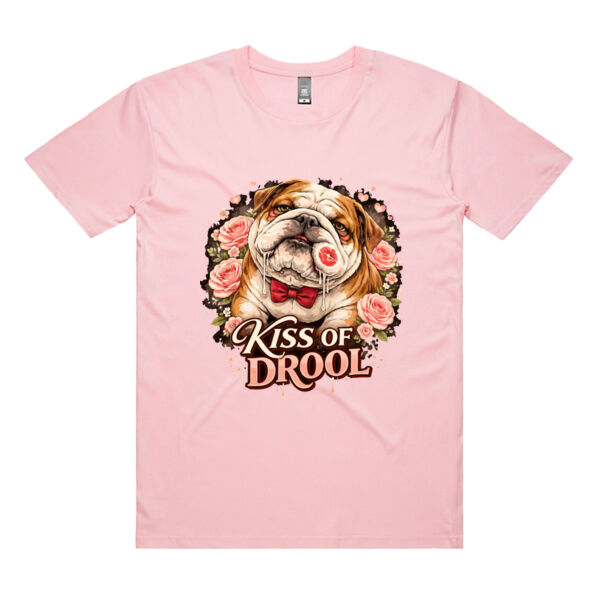 Kiss of Drool Bulldog Dog Lover Tee Thumbnail